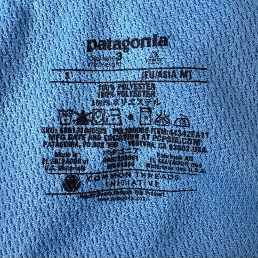 Patagonia Capilene 3 Midweight Bottoms Blue Small - Picture 6 of 6
